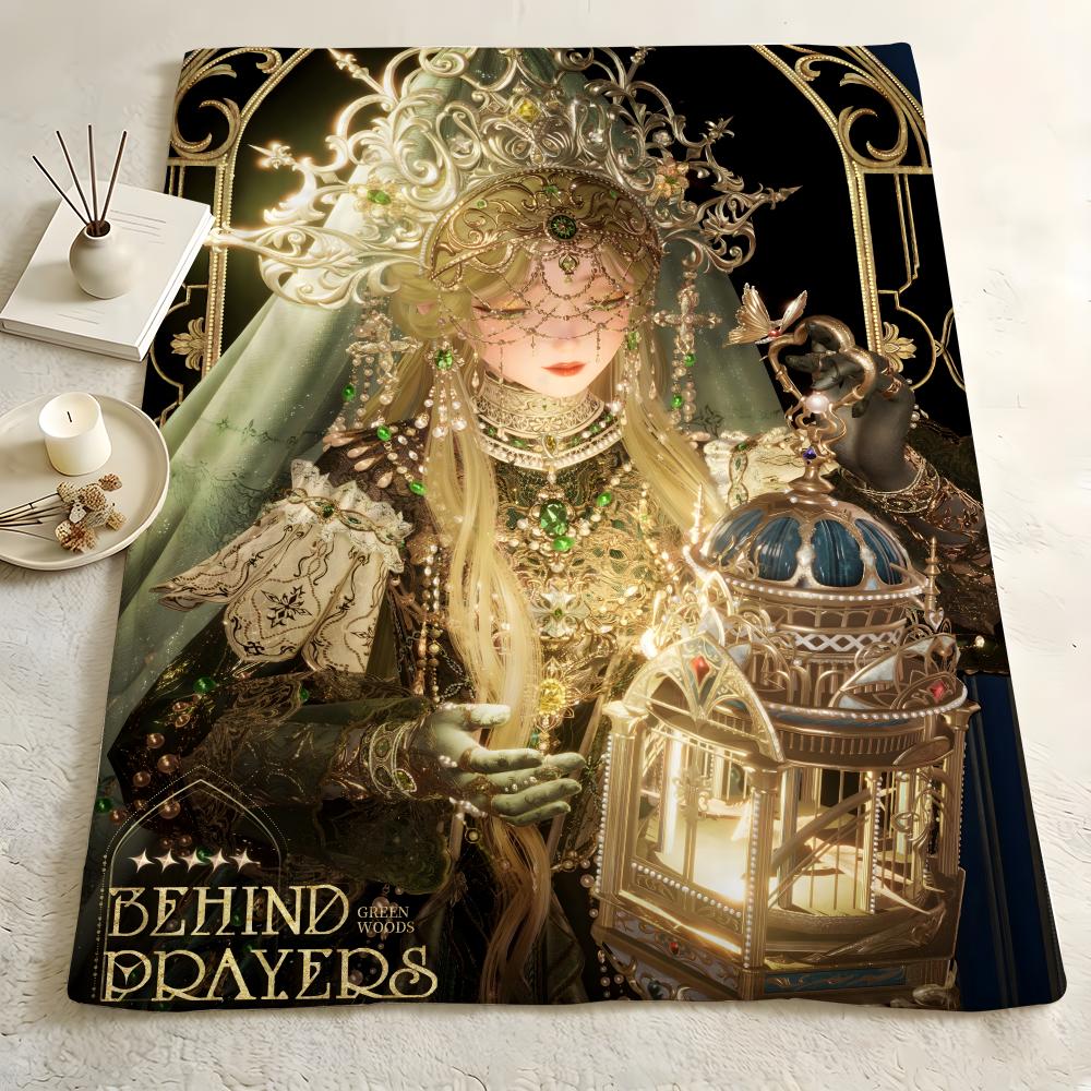 Игровое одеяло S-Shining N-Nikki, флисовое, мягкое, подходит для дивана, гостиной, кровати, путешествий и в качестве подарков