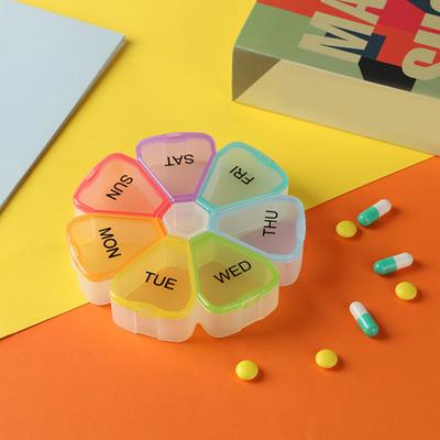 Контейнер для таблеток, пыленепроницаемый, герметичный, хорошо переносной, еженедельный, витаминный, таблеточный контейнер для путешествий