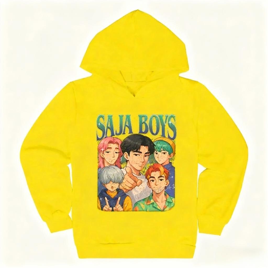 K-pop Охотники на демонов Saja Boys Детская одежда Харадзюку Мода Уличная одежда Толстовки Девочка Мальчик Смешной подарок Одежда
