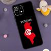 Tunisia Flag Map Case For Xiaomi 15T Pro 13T 14T 14 15 Ultra 17 Pro Max POCO F8 Pro F5 F6 F7 X5 X6 X7 Cover