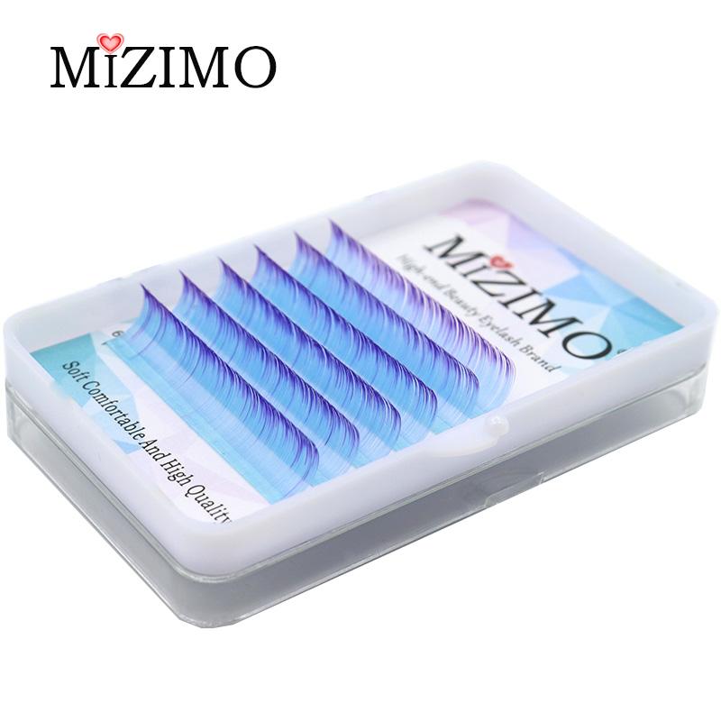 Mixed Color Single graftedMIZIMO False Eyelashes, Natural Extension, Eye Makeup, Dramatic Eyelashes.
