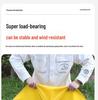 Желтый водонепроницаемый солнцезащитный тент повышенной прочности: Тент, устойчивый к царапинам, разрывам и пыли, теплоизолирующий, водонепроницаемый