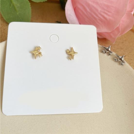 1 пара серег-пусетов со звездами, крутой стиль, однотонные серьги, маленькие легкие, антикоррозийные, антиаллергенные, блестящие, цветные, ежедневные серьги, подарок на праздник