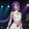 Лазерная Цветная Печать Охотница Девичья Группа Парниковая Группа Rumi Technology Анимация Охотник на Демонов Тату Стикер