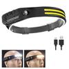 Powerful COB LED Induction Headlamp Built-in Battery USB Rechargeable Head Flashlight Outdoor Camping Fishing Riding Headlight