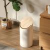 Living Room Trash Bin Ins High Aesthetic Trash Bin with Lid Trash Bin Household High-capacity Office Trash Bin Paper Basket