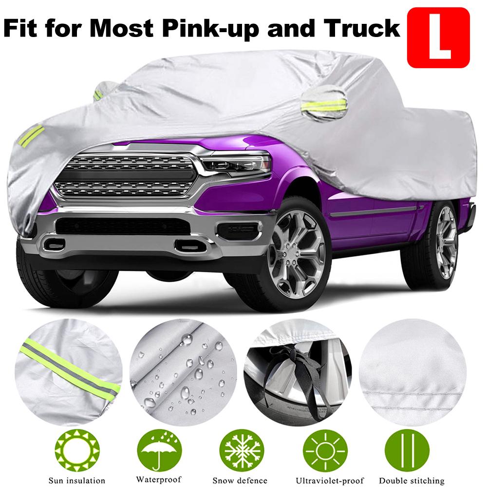 Truck Cover, All Season Car Cover for Pickup Truck, Against Dust, Debris, Windproof UV Protection