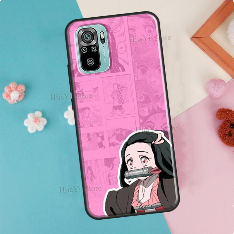 Чехол Demon Slayer Kamado Nezuko для Redmi 9 9A 9C 9T 7A 8A для Xiaomi Redmi Note 8 Pro 9S 8T Note 7 9 10 Pro