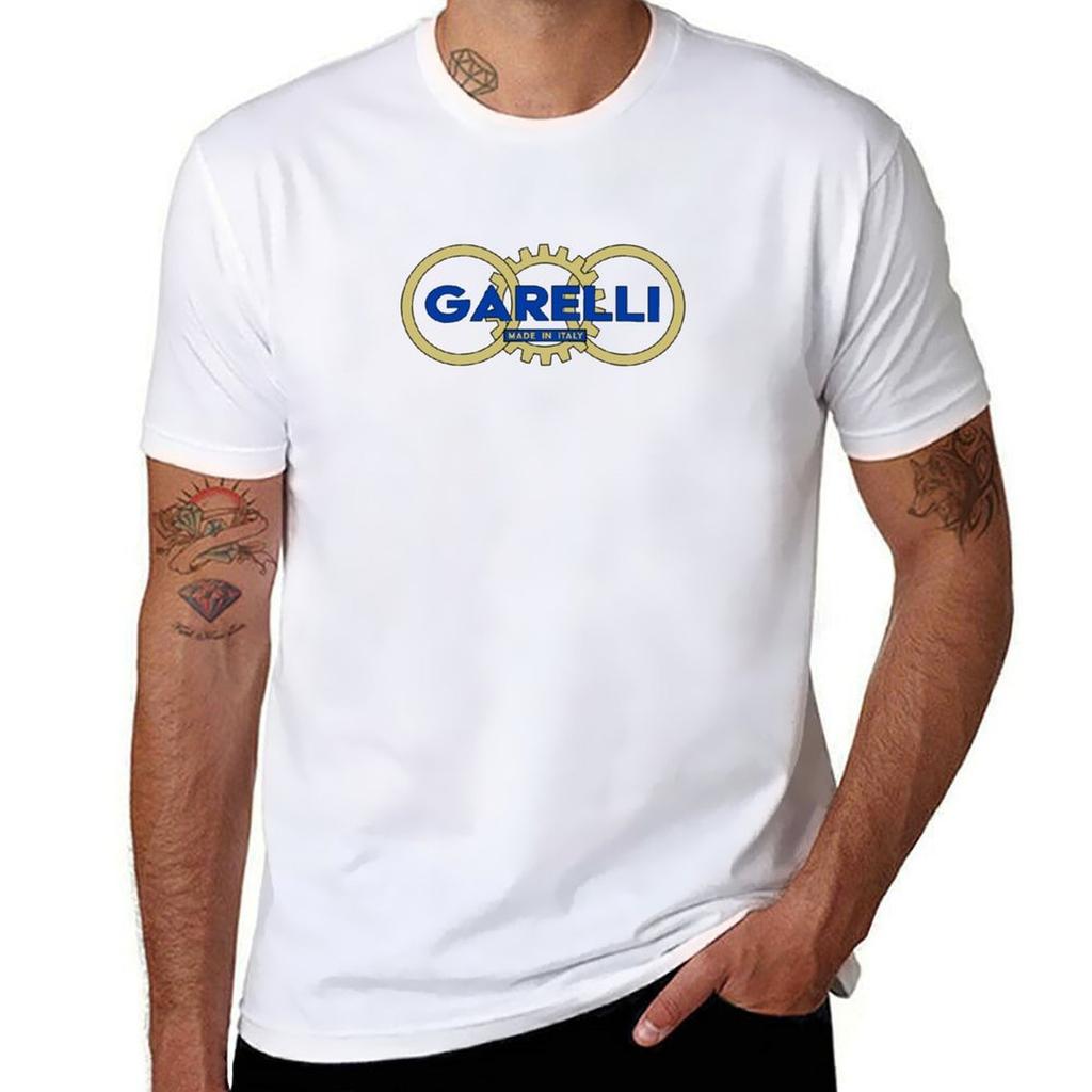 Garelli Made In Italy Tshirt Large Size Casual Short Sleeve Top