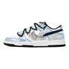 Nike Dunk Wind Dwelling Hibiscus Кожаные Устойчивые к истиранию Низкие Кеды для скейтборда Унисекс Синие HF5441-100(Команда529-)