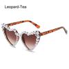 Beach Bling UV400 Heart Sunglasses Shades Party Glasses Pearls Sun Glasses