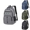 Unisex Large Capacity Oxford Backpack With Breathable Design Laptop Compartment