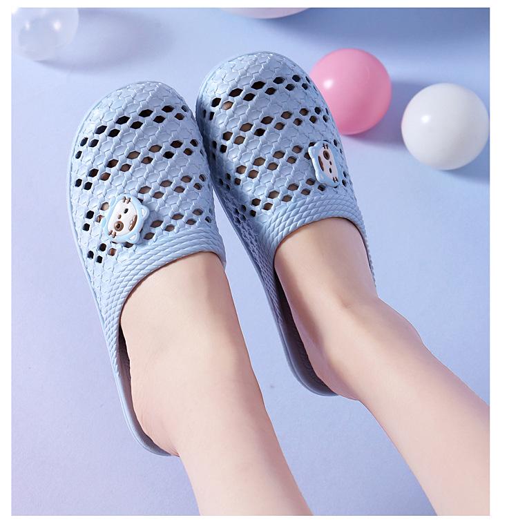 Cartoon Cute Kitten Lady Soft Bottom Comfortable Non-slip Indoor and Outdoor Bathroom Summer Cool Slippers Stall