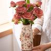 Exquisite Design Flower Vase Vintage Decorative Vase Ceramic Vase  Flower Arrangement Display
