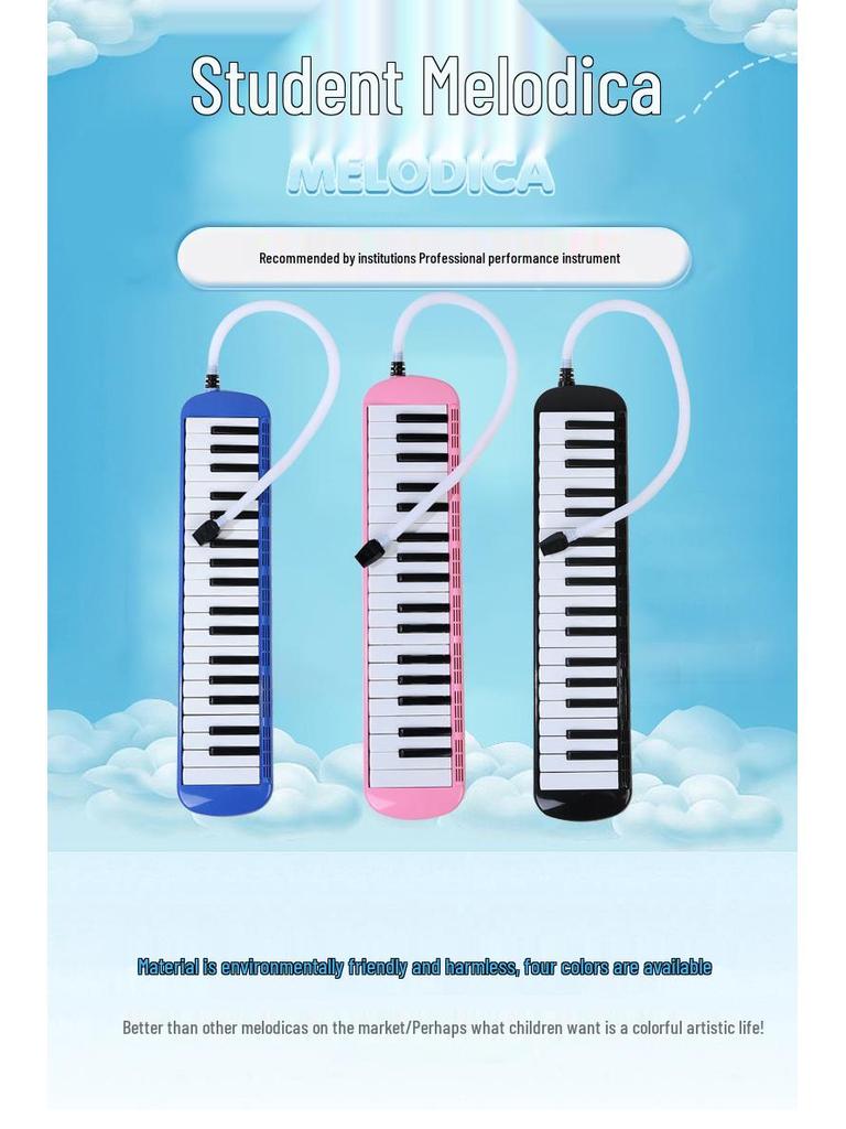 Meodica 37-Key Harmonica: Beginner Mouth Organ for Kids & Adults