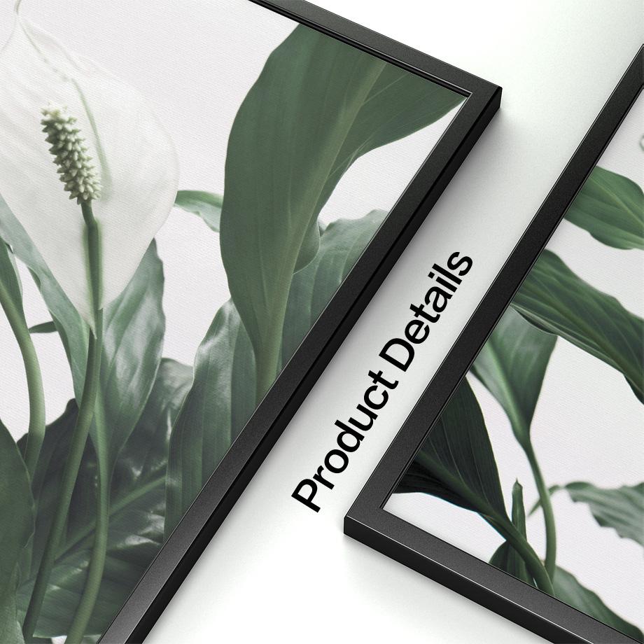 Тропические растения, пальмовые листья, белый цветок, настенная живопись на холсте, плакаты на скандинавскую тему и принты, настенные панно для декора гостиной