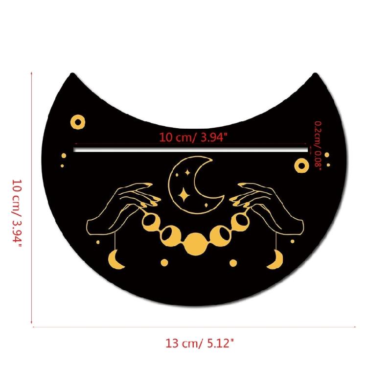 Moon Phases Tarot Altar Stand Holder Witchcraft Supplies Wood Tarot Stand Holder