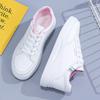Женская обувь AutumnFashion White LaceUp Повседневная обувь Легкая обувь для ходьбы на доске Низкий верх Мягкая подошва Кроссовки Вулканизированная обувь