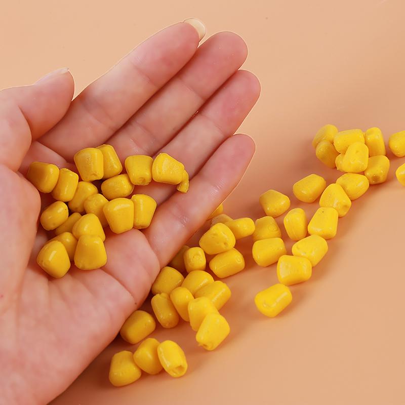 100 шт./лот, мягкие приманки для кукурузы с запахом кукурузы, карп, рыболовные приманки, плавающие приманки