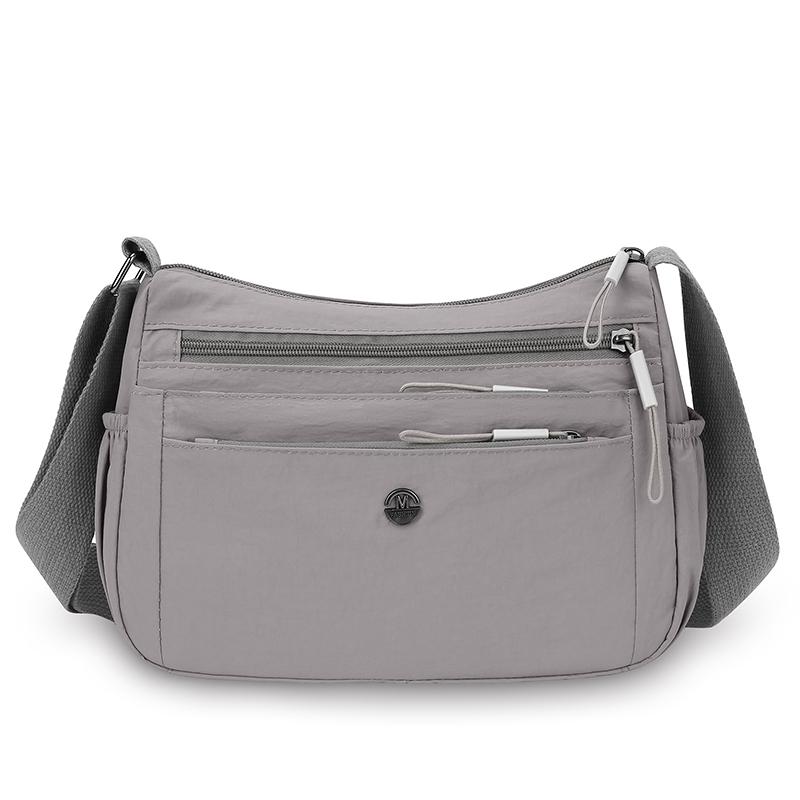 Вместительная легкая сумка кроссбоди из ткани Оксфорд, повседневная женская сумка через плечо, многослойная сумка для мамы, водонепроницаемая