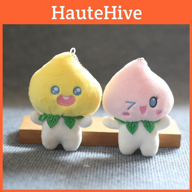 Очаровательный Милый Персиковый Плюшевый Брелок Мягкая Мультяшная Кукла Подвеска для Сумки 12см