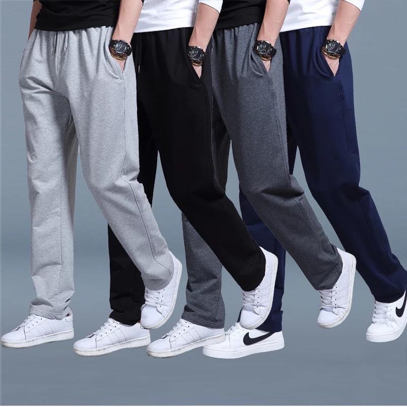 Men's Large Loose Straight Sweatpants - New Spring/Summer Collection
