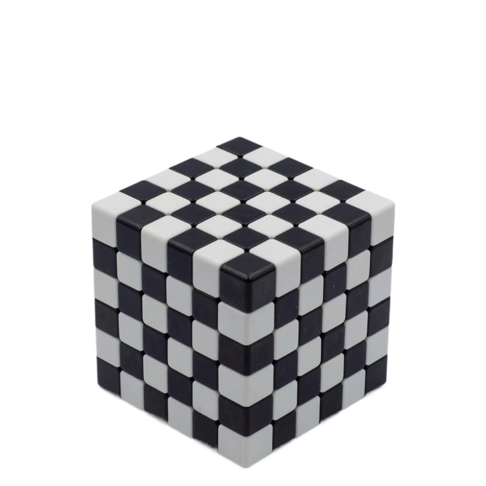 Новый шахматный кубик 2x2 3x3 4x4 5x5 6x6 Черно-белый кубик Рубика Cubo Magico Профессиональные игрушки для детей