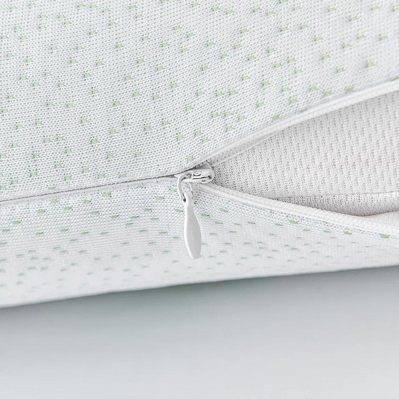 Подушка с эффектом памяти из бамбукового волокна, дорожная подушка с медленным восстановлением, защищающая шейный отдел позвоночника, подушки для шеи для сна, подушка для спальни