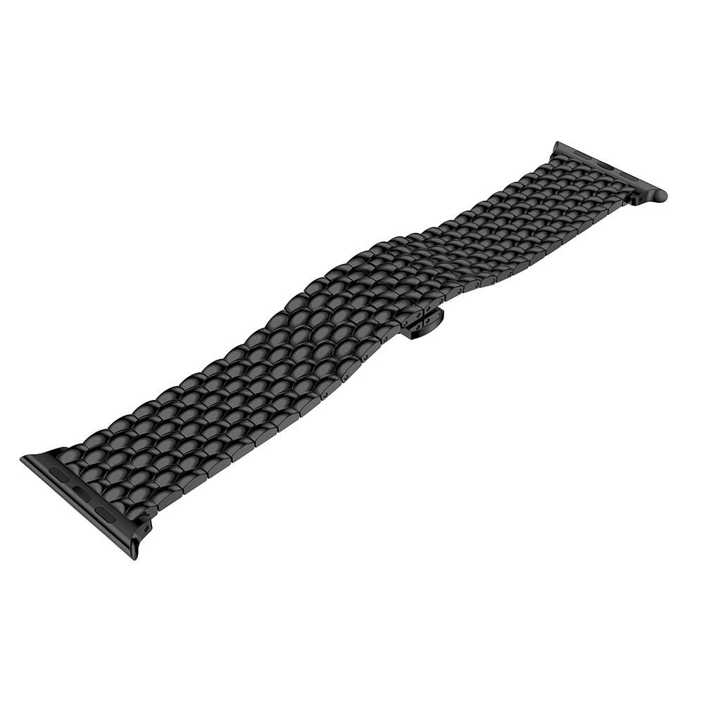 Металлический ремешок с узором дракона для Apple Watch Series 2-7