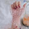 1 Pair Nail Art Heart Tulle Photo Glove Fake Pleated Cuff Manicure Photography Props Nail Tips Display Sleeve  Accessory