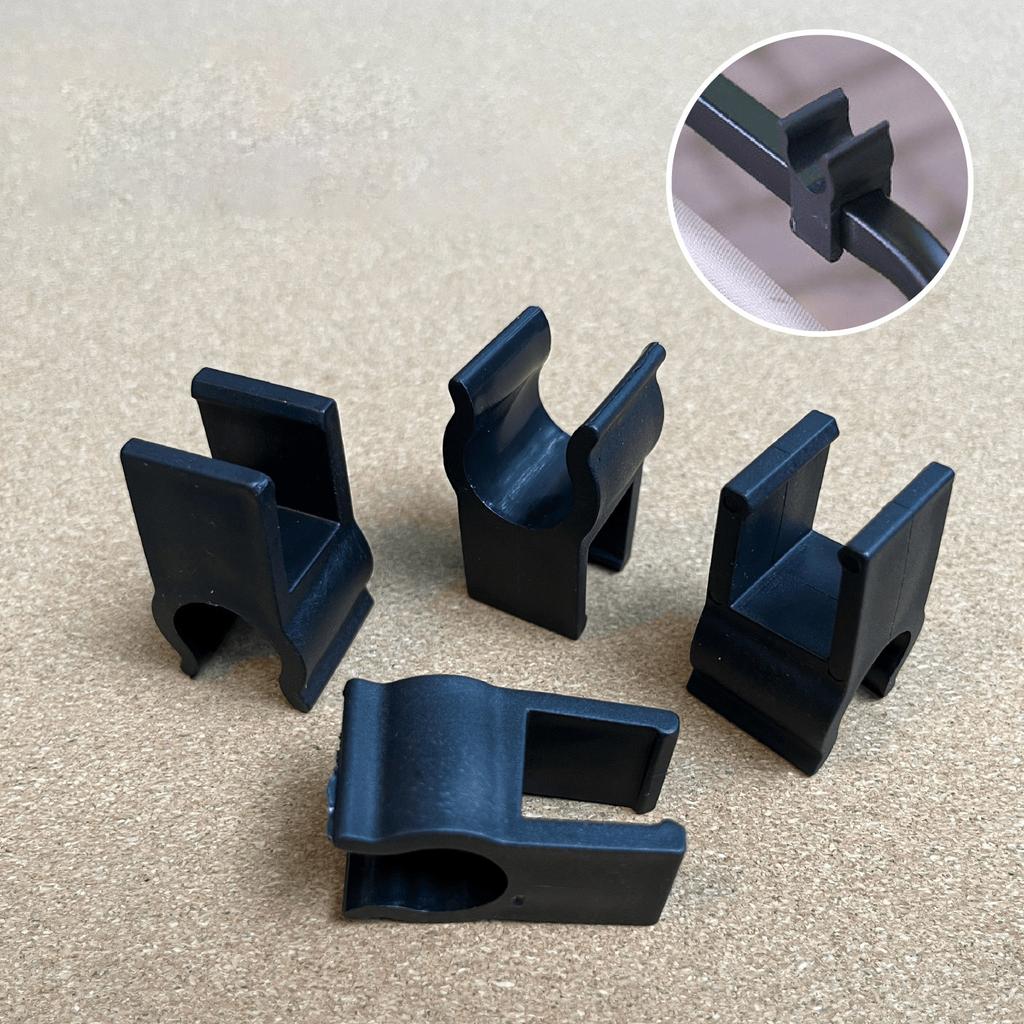 4Pcs Garden Trolley Cart Buckle for Garden Transportation Picnics Outdoor Travel Camping Wagon Card Buckle Spare Part