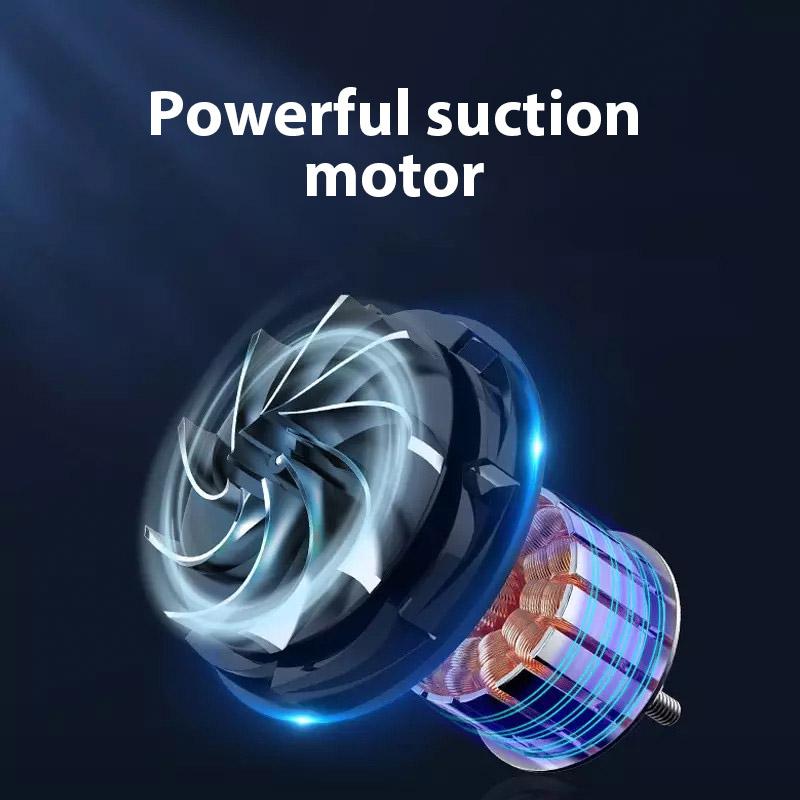 Handheld Vacuum Cordless Powerful Cyclone Suction Portable Rechargeable Vacuum Cleaner Quick Charge for Car Home Pet Hair