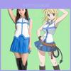 Изысканный косплей-костюм Люси Хартфилии из Fairy Tail, униформа, комплект для вечеринок
