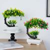 Small Tree Simulation Pot Plants Artificial Plants Bonsai Fake Flowers Table Potted Ornaments for Home Hotel Garden Office Decor