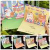 Ins Style Cartoon Birthday Card Cute Folding Postcard Creative Gift Card  Friend