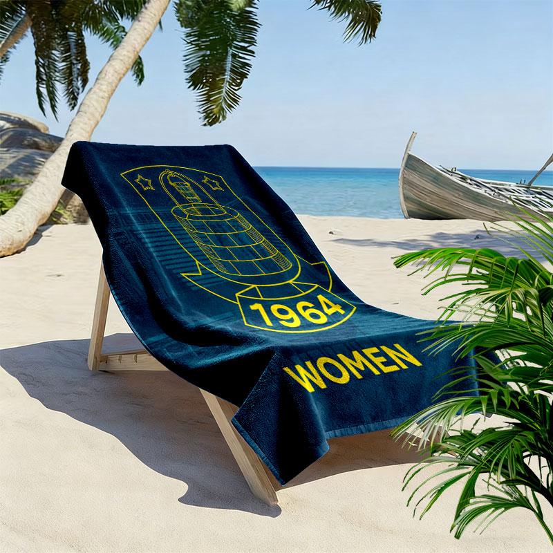 Brøndby IF LOGO Print Beach Towel, Large Soft Quick Dry Towel for Beach Camping Swimming