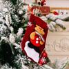 Embroidered  Snowman Christmas Stockings New Year Christmas Tree Fireplace Decoration Gift Socks