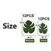 12 шт., тропические пальмовые листья, искусственные гавайские пляжные украшения для дома, свадьбы, вечеринки, стола