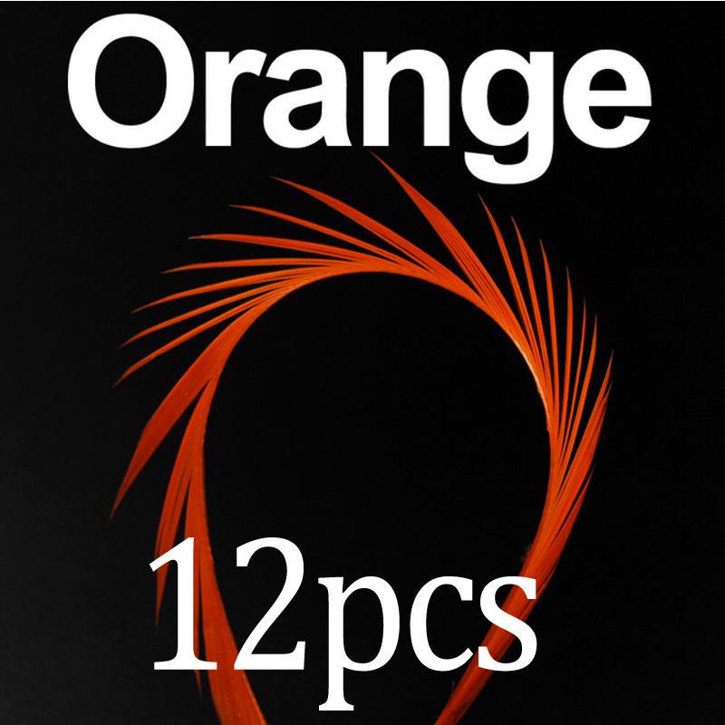 12 шт., гусиное перо, бусина, хвост нимфы, чехол для крыльев, камень, материал для завязывания мушек, черный, белый, коричневый, красный, зеленый, красный, синий