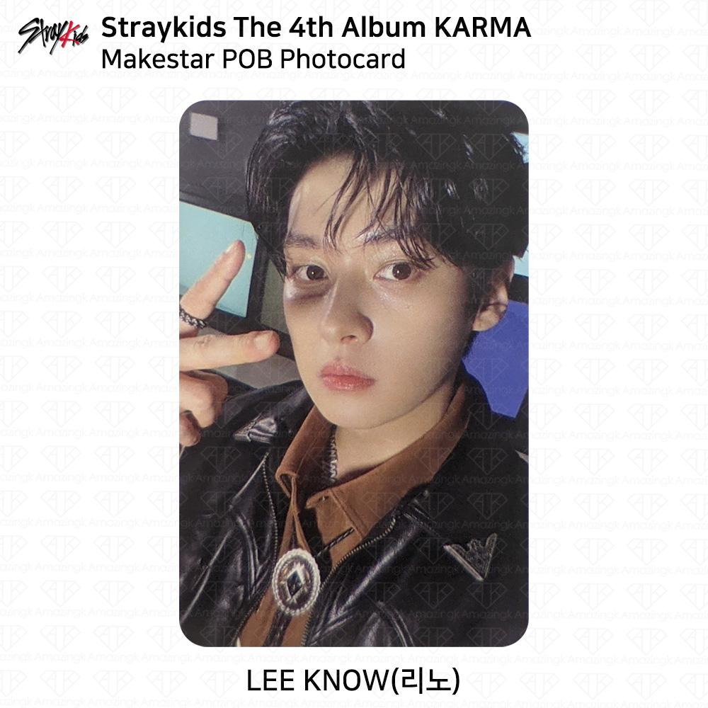 Stray Kids 4-й альбом Карма Makestar POB Фотокарточка KPOP K-POP SKZ