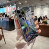 Смешной Чехол для Телефона с Лягушонком Пепе для IPhone 17 Pro Max 15 Pro 16 14 Plus 12 13 Mini 11 Pro Ударопрочный Электрооцинкованный Стеклянный Чехол