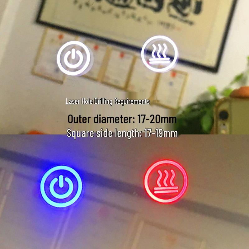 Умное LED-зеркало с функцией антизапотевания и сенсорным переключателем для ванной комнаты или туалетного столика