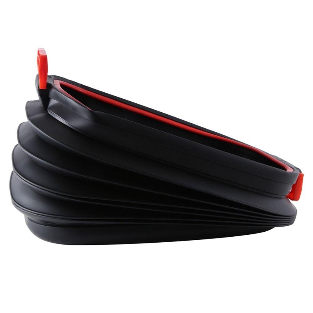 18/37L Car Shrinkable Storage Bucket with Cover Outdoor Fishing Bucket  Car Storage Supplies