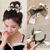 High-End Summer Hair Claw Clip for Women - Large Bow Hairpin for Elegant Styling
