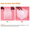 Silicone Pyramid Molds Large DIY Pyramid Casting Molds Pack Pyramid Silicone Molds Jewelry Making Craft