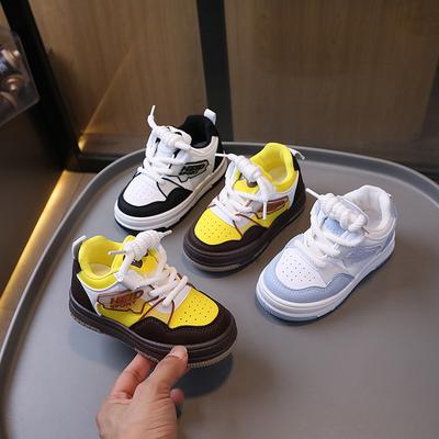 Весенне-осенние модные универсальные туфли в стиле колледжа для мальчиков, удобные и износостойкие, на мягкой подошве