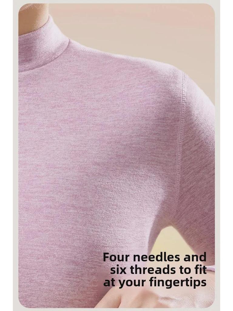 Осенний костюм из немецкого кашемира: Женский термохлопковый свитер и низ для пожилых людей