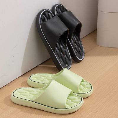 Женские летние нескользящие шлепанцы на толстой подошве, прохладные, для ношения в помещении/на улице