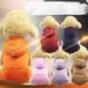 Polyester Hoodied Sweatshirts With Pocket Dog Clothes Pet Clothing