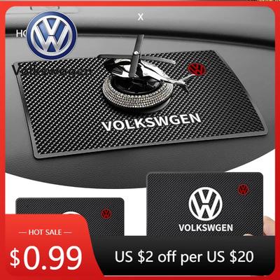 Для VOLKSWAGEN VW Автомобильный Силикагелевый Противоскользящий Коврик Панель Приборов Телефон Солнечные Очки Противоскользящая Подкладка Для Volkswagen VW Golf GTI Tiguan Jetta T